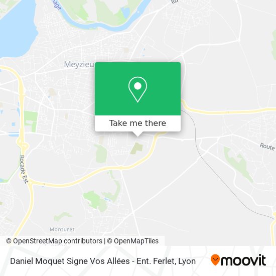 Daniel Moquet Signe Vos Allées - Ent. Ferlet map