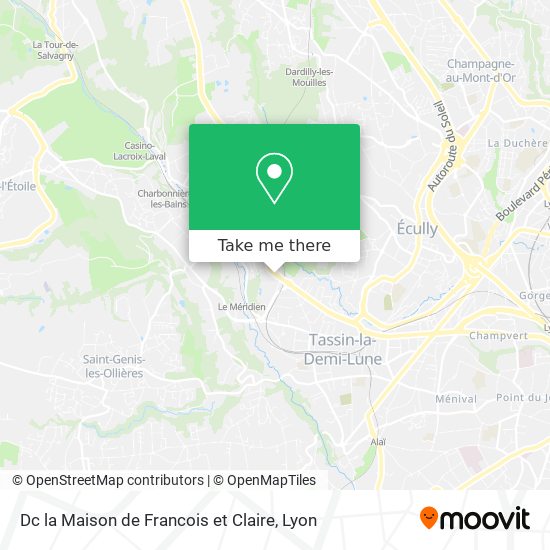 Dc la Maison de Francois et Claire map