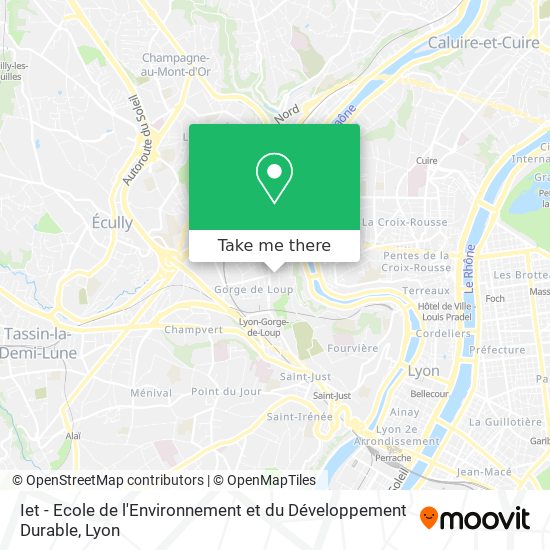 Mapa Iet - Ecole de l'Environnement et du Développement Durable