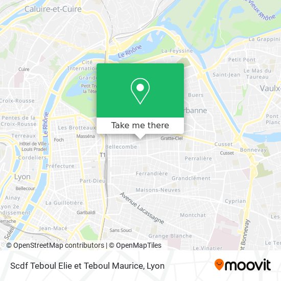 Scdf Teboul Elie et Teboul Maurice map