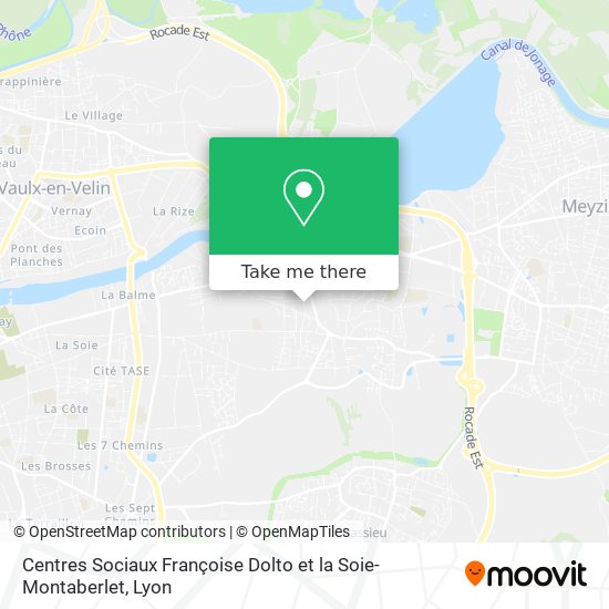 Centres Sociaux Françoise Dolto et la Soie-Montaberlet map