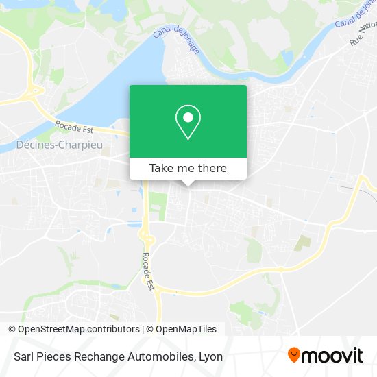 Sarl Pieces Rechange Automobiles map