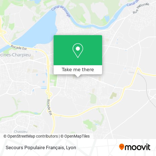 Secours Populaire Français map