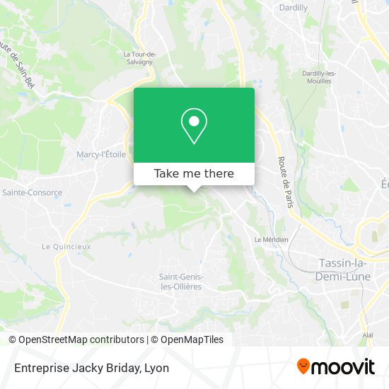 Entreprise Jacky Briday map