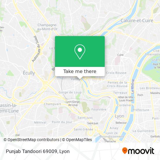 Mapa Punjab Tandoori 69009