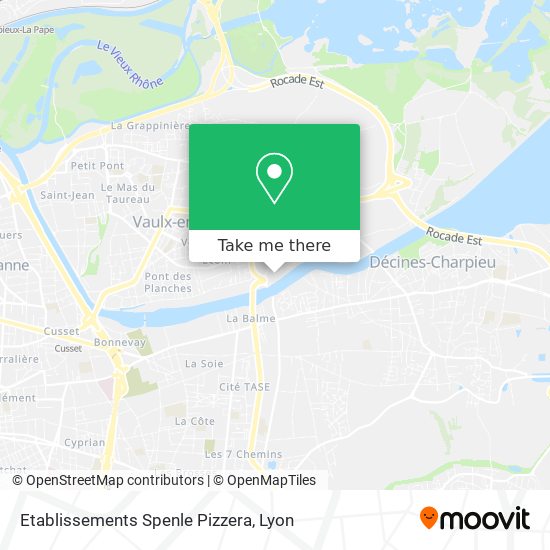 Etablissements Spenle Pizzera map