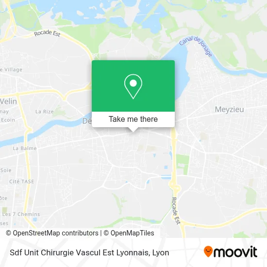 Sdf Unit Chirurgie Vascul Est Lyonnais map