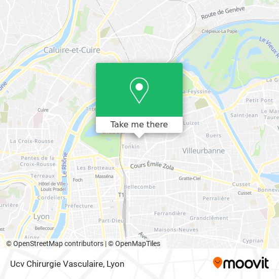 Ucv Chirurgie Vasculaire map