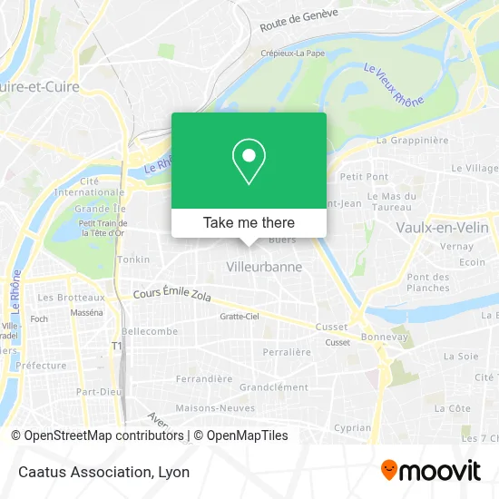 Caatus Association map