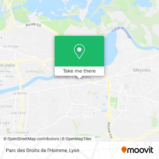 Parc des Droits de l'Homme map
