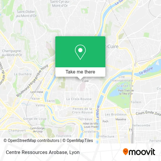 Centre Ressources Arobase map