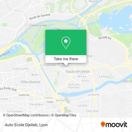 Auto Ecole Djelleb map