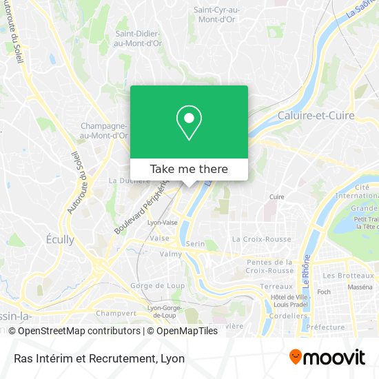 Ras Intérim et Recrutement map