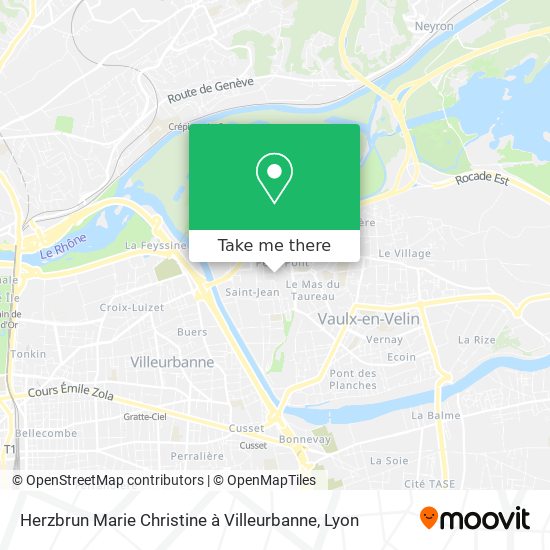 Herzbrun Marie Christine à Villeurbanne map