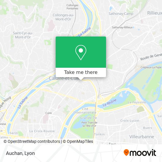 Auchan map