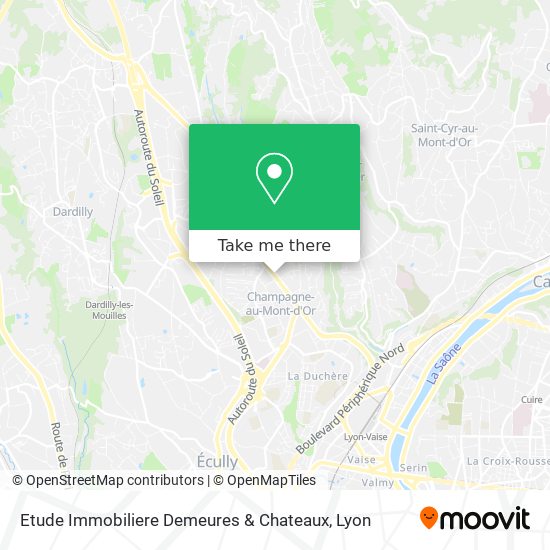 Etude Immobiliere Demeures & Chateaux map