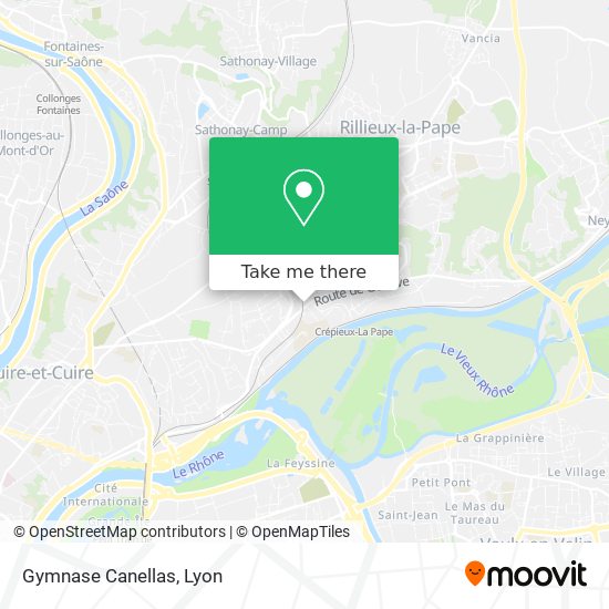 Gymnase Canellas map