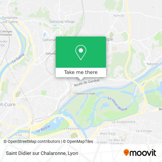 Saint Didier sur Chalaronne map