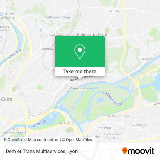 Dem et Trans Multiservices map