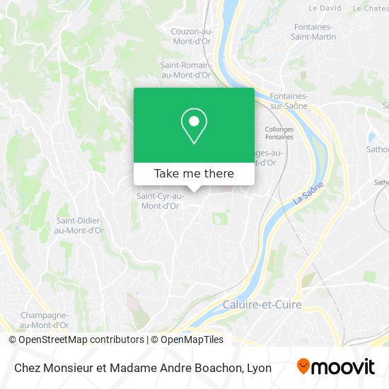 Chez Monsieur et Madame Andre Boachon map