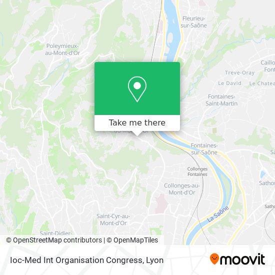 Ioc-Med Int Organisation Congress map