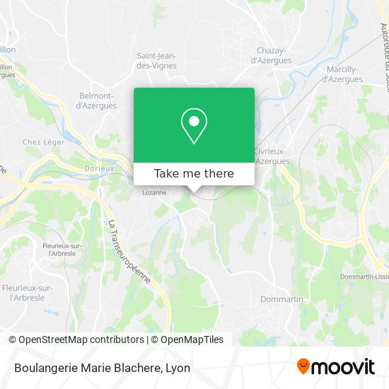 Boulangerie Marie Blachere map