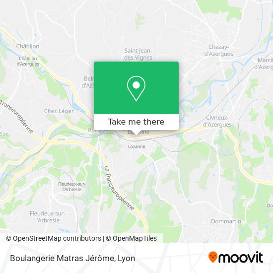 Boulangerie Matras Jérôme map