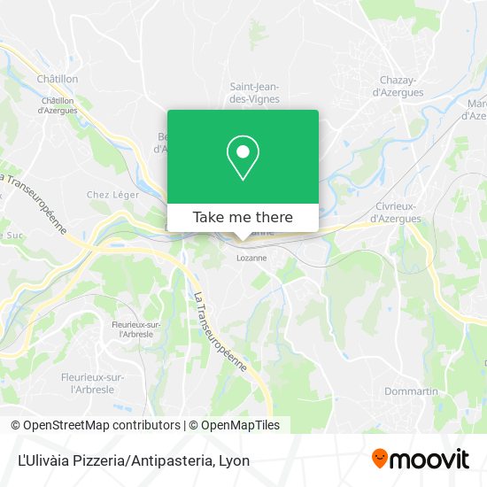 L'Ulivàia Pizzeria / Antipasteria map