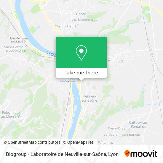 Biogroup - Laboratoire de Neuville-sur-Saône map