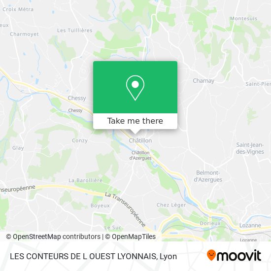 LES CONTEURS DE L OUEST LYONNAIS map