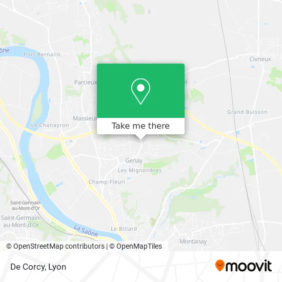 De Corcy map