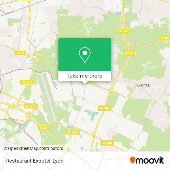 Restaurant Expotel map