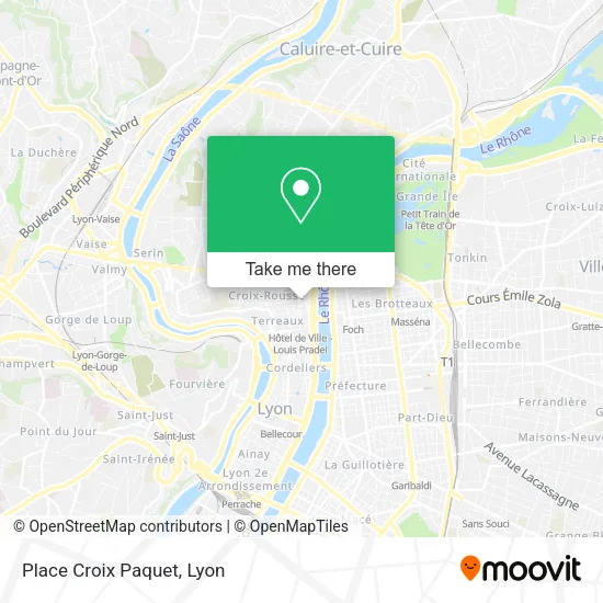 Place Croix Paquet map