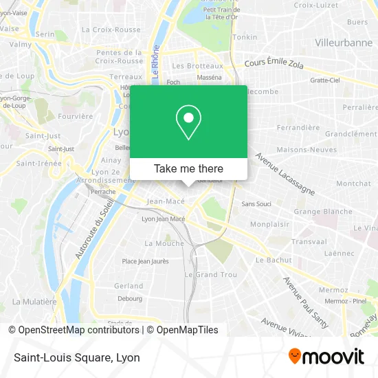 Place Saint-Louis map
