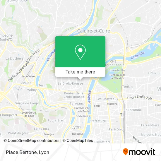 Place Bertone map