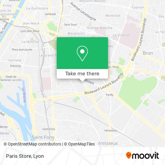 Paris Store map