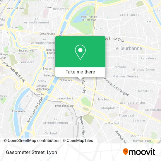 Rue du Gazomètre map