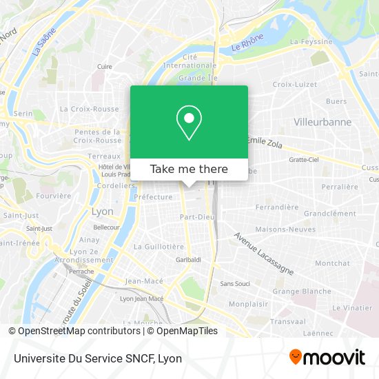 Mapa Universite Du Service SNCF