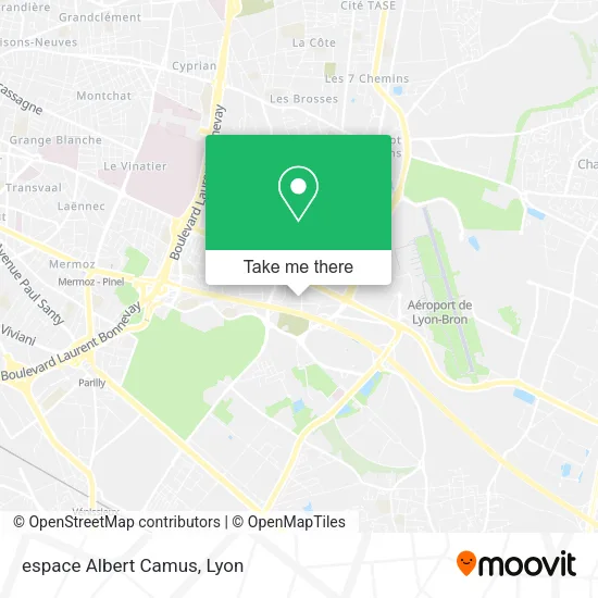 espace Albert Camus map