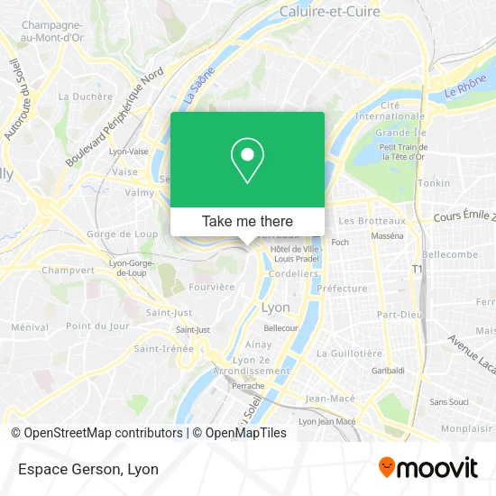 Espace Gerson map