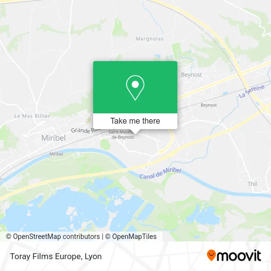 Toray Films Europe map