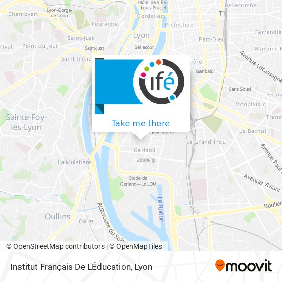Mapa Institut Français De L'Éducation