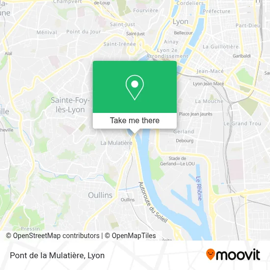 Pont de la Mulatière map