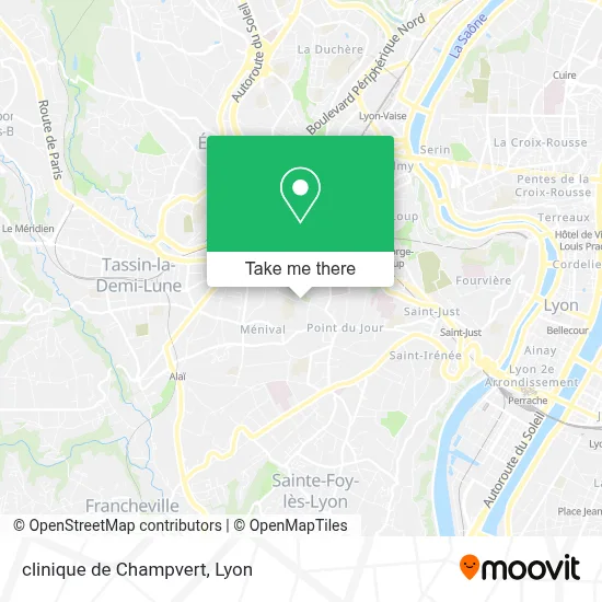clinique de Champvert map