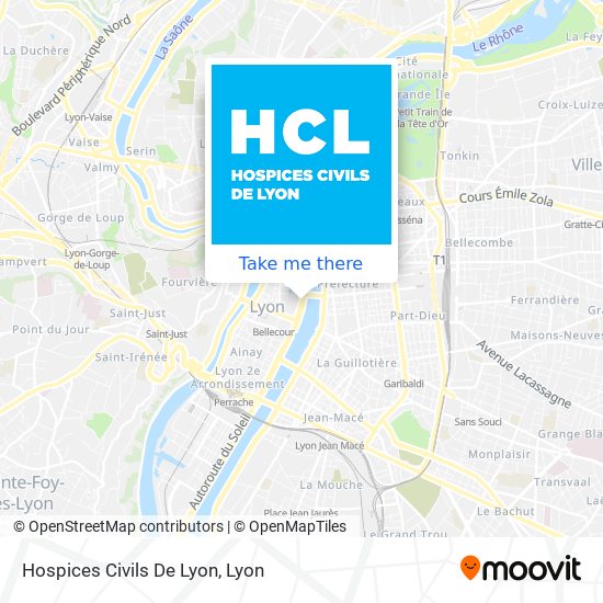 Hospices Civils De Lyon map