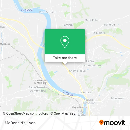 McDonald's map