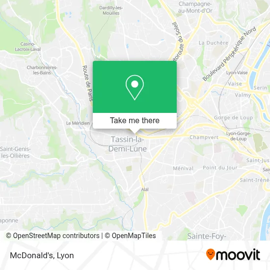 McDonald's map
