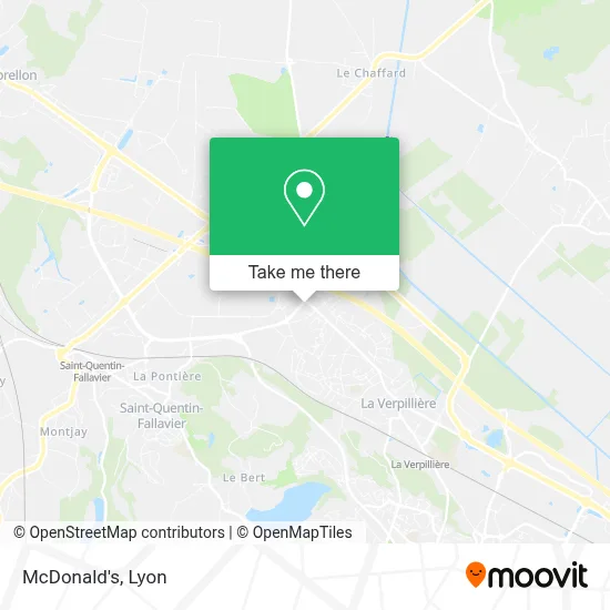 McDonald's map