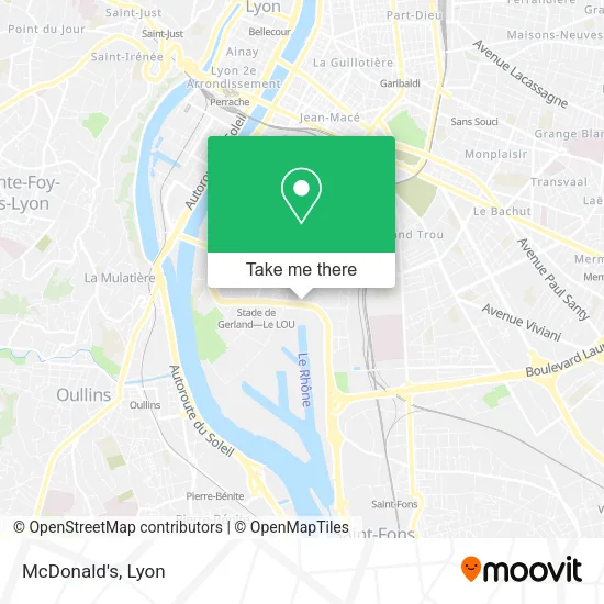 McDonald's map