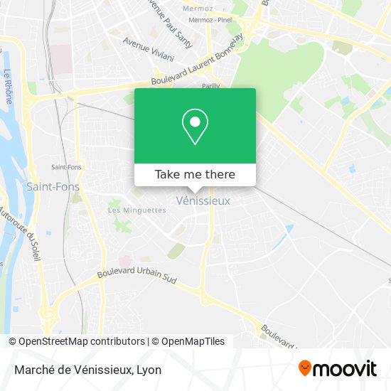 Marché de Vénissieux map